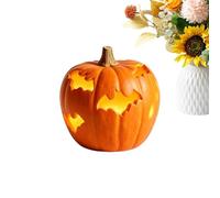 Genérico Light Up Pumpkins - Resin Table Lamp Decor | Fall Centerpiece