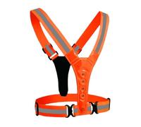 Genérico Light Up Vest Adjustable LED Safety Running Reflective Gear