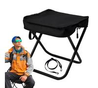 Genérico Lightweight Camping Chair - Chairs for Outside | Outdoor Camp Folding Chair | Lightweight Beach Seat with Strap | Camping Supplies Comfortable Seating for Backpacking BBQ Travel Accessories