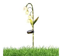 Generico Lily Bell Solar Garden Stake Light - Iron 68 x 15 x 15 cm 500 g Waterproof Weatherproof - Outdoor Flower Decoration For Yard Lawn Backyard - Auto Night Light