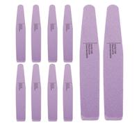 Genérico Limas de Uñas Profesionales 10 Pcs Bloque de Lijado Esponja Doble Cara Lavable Color Púrpura para Manicura y Pedicura Cuidado de Manos y Pies