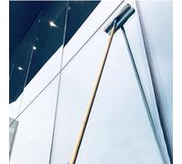 Genérico Limpiacristales telescópico, Kit de Cepillo Resistente para Limpieza de Ventanas con Mango Extensible, rasqueta telescópica para Interiores y Exteriores para techos Altos, Herramientas de li