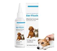 Genérico Limpiador Auditivo para Perros | Solución Auditiva Canina 100 Ml,Producto Eficaz para Baño Y Aseo De Gatos | Productos De Baño Y Aseo para Mascotas