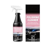 Genérico Limpiador de Interior Auto,Limpiador Pulidor Brillante Detalle Interior Coche 237ml- Suministros de Limpieza para Asientos Parabrisas Viajes Conductores Diario Scooters Cuero Metal