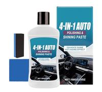 Genérico Limpiador De Interior De Coche | 100 G Pasta Pulidor | Limpiador De Interior del Vehículo | para Cuidado del Coche Detallado De Asientos Acabados De Cuero Tablero Paneles Duros Mantenimiento