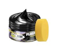 Genérico Limpiador de Interiores para Auto - Brillo, Limpieza y Restaurador Detallado - Pasta de 50 ml para Salpicadero con Esponja,para Molduras, Asientos, Paneles, Puertas, Ventanas, Parabrisas,