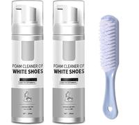 Genérico Limpiador de zapatos en espuma sin agua, 200 ml, kit de limpieza de zapatillas para diversas telas. (2pcs)
