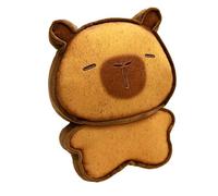 Genérico Linda Tostada Lujosa, Animal Relleno para Hornear - Simulación Toast Cat Capybara Plush Toys - Sad/Happy Expression Doll Pillow Room Room Decoración del automóvil