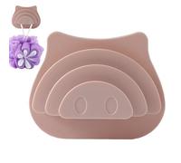 Genérico lindo dibujos animados Wall Hooks, Data Cable decorativo Holder, 3,94 x 3,15 x 1,38 pulgadas Size Abs Hanger with 3 ranuras, Stable Bedroom Wall Decor for Apartment Offices Living Room Dorm