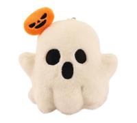 Generico Lindo llavero de peluche de Halloween | Creative Stuffed Ghost & Pumpkin Keychain Pendant for Women And Men, Soft Plush Charm for Backpack, Purse, Basket, Gift Box, Party Favor & Seasonal