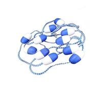 Genérico Línea Flotante de Seguridad for carriles de Piscina de 3 a 60 pies, Boyas separadoras con Ganchos, línea divisoria de Seguridad for Piscinas, Ideal for separación de carriles(12m/40ft)