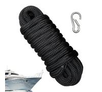 Generico Líneas de muelle - 5/8 pulgadas x 15 FT | Cuerda para barcos de nailon - Línea de remolque para anclaje de amarre Resistente para Yacht Kayak Vela Uso Marino Duradero y Resistente