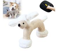 Genérico Linen Dog Toys, Squeaky Dog Chew Animals, Dog Toy with Squeaker, Sturdy Linen Fabric with Sticky Gloves,for Small Medium Dogs (A)