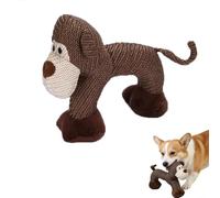 Genérico Linen Dog Toys, Wqueaky Dog Chew Animals with Squeaky, Strudy Linen Fabric for Small Medium Dogs (Monkey)
