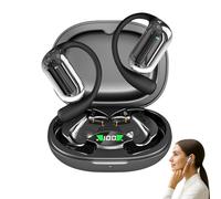 Genérico Lingosound Auriculares Traductor, Auriculares Traductores De Idiomas, Inalámbricos Bluetooth con Traducción Automática De IA (Q16S Negro)