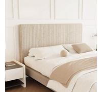 Genérico Lino arcoíris Bohemio de Lujo Estilo Nacional Retro Cabecero Cama 180 elástico Fundas Cabeceros Apto para decoración de Dormitorio Amarillo Rey de California: 68-74''