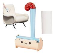 Genérico Lint Roller - Pet Hair Remover | Replaceable Lint Remover | Cartoon Cat Design, Reusable Sticky Roller For Clothes Furniture Couch Carpet, Home Pet Hair Cleaning Tool For Various Fabrics