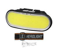 Genérico Linterna Frontal LED - Linterna Recargable De Alto Brillo 5 Modos, Cómoda Diadema Resistente Al Agua, Potente Flash SOS De Luz Media | Solución Práctica para Aventuras Nocturnas