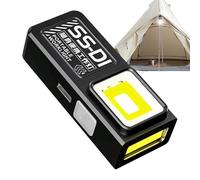 Genérico Linterna Mini | Brillante recargable potente - Linternas Pequeñas Potentes Y Portátiles - Para Camping Senderismo Caminar Ciclismo Viaje Tienda De Campaña Hombres Mujeres Niños