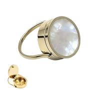 Genérico Lip Balm Ring, Lipstick Ring, Lipstick Rings Storage Design Like Wearing an Accessory, Vintage Jewelry, Quick Touchup, for Woman (E)