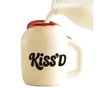 Genérico Lip Cup, Decorative Coffee Mugs, Quirky Drinking Glasses, Ergonomic Handle Grip, Smooth Glazed Ceramic, Dining & Entertaining, Pink Cute Fashion Mug For Kitchen Tabletops