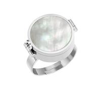Genérico Lippenpflege Halter Ring - 1,8 cm Tragbarer Schmuck | Edelstahl & Acryl Mini Anhänger, Fingerring Zur Aufbewahrung Von Lippenpflegestift Für Frauen Und Jugendliche Ideal Für Winter Pendeln