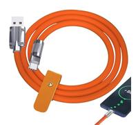 Genérico Liquid Silicone Data Cable,120W USB Cable for Phone | Data Wire Fast Charging Stable Transmission Cord