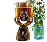 Genérico Liquor Holder - Gothic Skeletal Hand Whiskey Cup Rack, Countertop Alcohol Display Stand, Whiskey Bottle Holder for Cabinet, Sideboard, Home Bar, Kitchen, Dining Room, 15cm