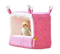 Genérico Lit pour Oiseaux pour Cage | Hamac Chauffant 5 Températures, pour Oiseaux d'Hiver Peluche Épaisse,pour Conure Inséparables Hamster Cacatoès Pinson Balcon Jardin Intérieur Extérieur