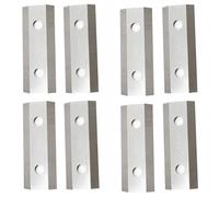 Genérico LITAO-XIE, 4 Pares de Cuchillas para trituradora de jardín repuestos de Cuchillos para trituradora SCREWFIX Titan TTB3535HR 2500W Accesorios de Herramientas