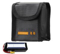 Genérico Lithium Battery Safe Bag, Flame Retardant Lithium Safety Protector, High Temperature Fireproof Battery Guard for Drone Accessories, 3.43x2.76x1.65 Inches