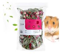 Genérico Litière De Hamster 100g - Contrôle Des Odeurs Avec Fleurs Séchées Naturelles | Literie Décorative Pour Cage De Petits Animaux, Cochons D’Inde Et Hamsters Dorés