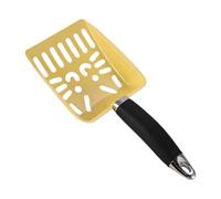 Genérico Litter Scoop - 8.86 Inches Stainless Steel Pooper Shovel with Ergonomic Handle | Non-Slip Cat Litter Scooper, Heavy-Duty Odor Control Sifter for Toilet, Litterbox