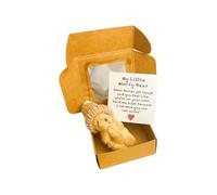 Genérico Little Bear in Box, Handmade Mini Plush Bear in Box with Inspirational Card, Thoughtful Gift for Sympathy, Valentine's Day, Father's Day, Mother's Day and Christmas. (1PCS-C)