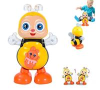 Genérico Little Bees Plim Toy, Dancing Bee Toy with Music & LED Lights, Crawling Toys for Babies & Toddlers, Body Twist | Eyes Can Move, Preschool Learning Sensory Toys (C#1-1 PCS)
