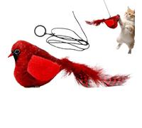 Genérico Little Bird Cat Toys, Flying Bird Cat Toy, Simulation Cat Bird Toy, Chirping Bird Toy, Interactive Pet Chew Toy, Funny Cat Toy, Bird Simulation Toy for Cats, Small Medium Large Breed Cat Toy