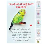 Genérico Little Resin Animal s, Set of 6 Heartwarming Encouragement, Small Tokens with Greeting Cards, Thinking of You Gift for Friends, Family & Colleagues