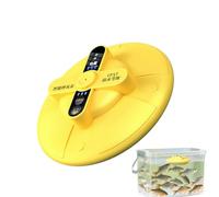 Genérico Live Bait Aerator -13x13x4.7cm Rechargeable Portable Floating | All-Season Bait Tank Ice Fishing Aerator | For Fishing Kayak Pond River Lake Outdoor Livewells Tank Angler Fishermen