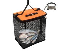 Genérico Live Fish Basket, Floating Fish Basket - Fishing Net for Live-Caught - Soporte para Zapatillas de, Shrimp and Lobster, with Wrist Strap, for