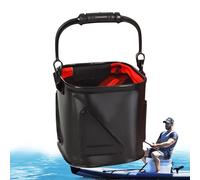 Genérico Live Fish Bucket | Bait Bucket | Wider Handle Foldable Fishing Organizer | Multi-Functional Sports & Outdoors Accessory For Transport Kayaks Car Beach Boat Bank Outdoor