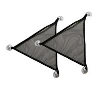 Genérico Lizard Hammock, 2 Piece Breathable Mesh Reptile Set with Strong Suction Cups and Durable Stitching, Multi Use Small Animal Hammock For Iguanas Anoles Geckos Snakes Chameleons Squirrels Sugar