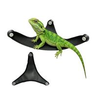 Genérico Lizard Hammock Suction Cup Mesh Bed | Breathable Reptile Perch Lounger | Gecko Snake Turtle Climbing Rest | Strong Suction Hanging Habitat Decor Accessory | for Basking Sleeping Resting Home