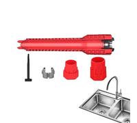 Genérico Llave De Fregadero,Kit Ergonómico Antideslizante - Herramienta Para Llave Y Grifo Bajo Fregadero - Para Reparación Fontanería Cocina Baño Interior Exterior Hogar