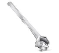 Genérico Llave De Tambor: Material De Aluminio Sólido Plateado, Llave Para Tapón De Tambor De, Abrelatas Antichispas, Desenrosque Rápidamente De Metal Resistentes | Excelente Accesorio Industrial