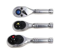 Generico Llave de trinquete - 3,6 x 4,4 x 5,3 pulgadas Mini Ratchet Handle Spanner, 72 Tooth Chrome Vanadium Steel Mechanic Wrench, Reversible RatchetFor Household | Plumbing Repairs Mechanical