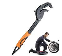 Generico Llave de tubo, mango antideslizante, herramienta de punta - Llave de coche con cola puntiaguda - Para tuercas pernos casa cocina garaje reparación coche lugar de trabajo motocicleta