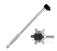 Generico Llave dinamométrica, de accionamiento flexible de 1/2 pulgada, trinquete manual con rodamiento de resorte, para mecánico, coche, moto, camión, bicicleta, esquina, taller, garaje
