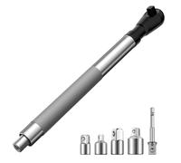 Genérico Llave Extensión Ángulo,Extensor para Trinquete | con 4 Enchufes y Adaptador Flexible para Taladro para Mantenimiento Industrial