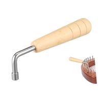 Genérico Llave Interior De Cuatro Esquinas Llave Inglesa Arpa De Regazo Tecla De Tambor Arpa Pequeña Pegatinas Tornero Guitarra Lira Equipo De Afinación De Pianos Música Tono Madera