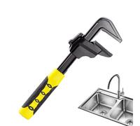 Genérico Llave Manual | Herramienta Ergonómica Ajustable de Ancha - Llave de Ángulo Recto para Coches | para Técnicos, Mantenimiento del Hogar, Fontanería y Automoción